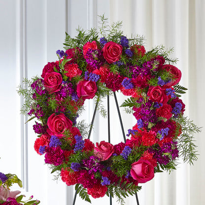 Calming Colors Wreath – KENDRA'S FLORAL KREATIONS, Indianapolis IN