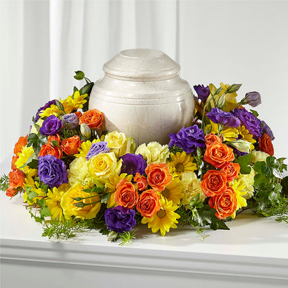 Blossoms of Remembrance Cremation Adornment – KENDRA'S FLORAL KREATIONS, Indianapolis IN