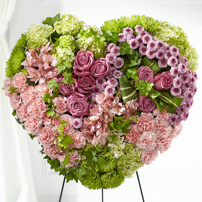 Heartwarming Standing Heart – KENDRA'S FLORAL KREATIONS, Indianapolis IN