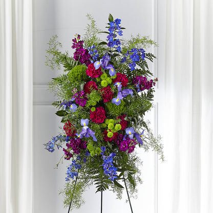 Heavenly Skies Standing Spray – KENDRA'S FLORAL KREATIONS, Indianapolis IN