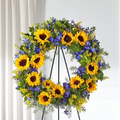 Bright Rays Wreath – KENDRA'S FLORAL KREATIONS, Indianapolis IN