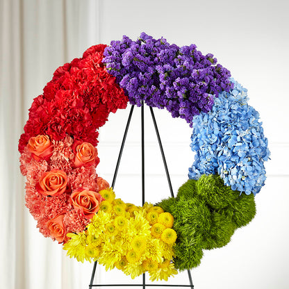 Circle of Love Wreath – KENDRA'S FLORAL KREATIONS, Indianapolis IN