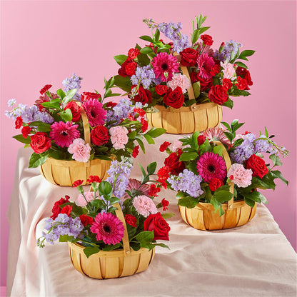 Pink Picnic Basket – KENDRA'S FLORAL KREATIONS, Indianapolis IN