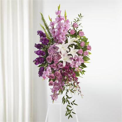 Never Alone Standing Spray – KENDRA'S FLORAL KREATIONS, Indianapolis IN