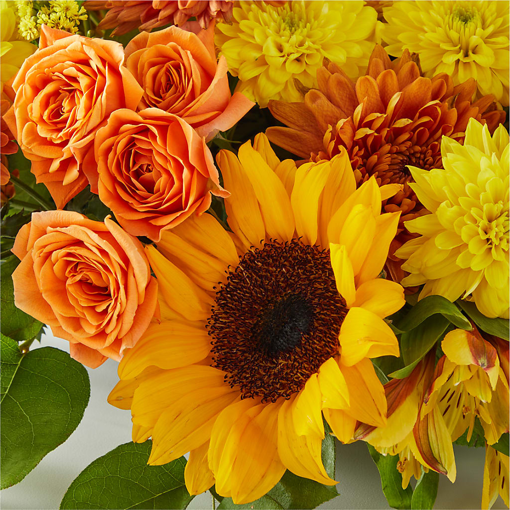 Autumn Harmony Centerpiece – KENDRA'S FLORAL KREATIONS, Indianapolis IN