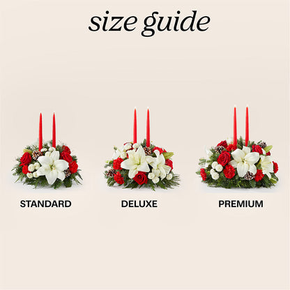 Seasonal Festivities Centerpiece – KENDRA'S FLORAL KREATIONS, Indianapolis IN