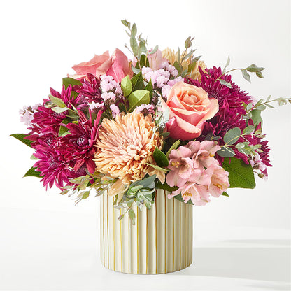 Berry Cobbler Bouquet with Ivory Vase – KENDRA'S FLORAL KREATIONS, Indianapolis IN