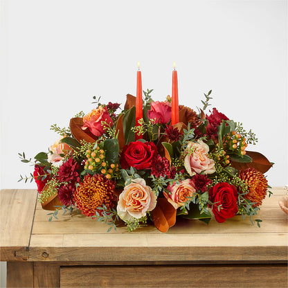 Gather Near Centerpiece – KENDRA'S FLORAL KREATIONS, Indianapolis IN